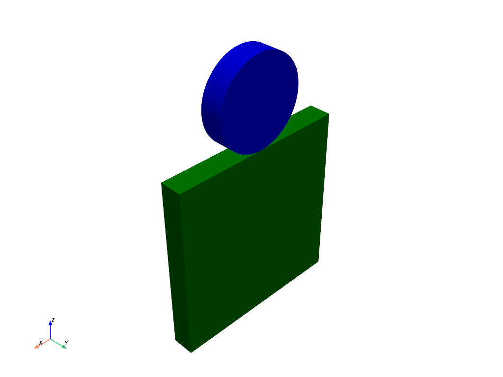 fea hertzian contact pressure